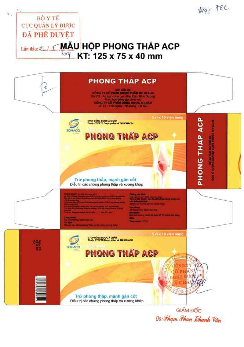 thông tin, cách dùng, giá thuốc Phong thấp ACP - ảnh 0