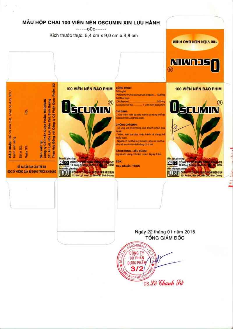 thông tin, cách dùng, giá thuốc Oscumin - ảnh 2