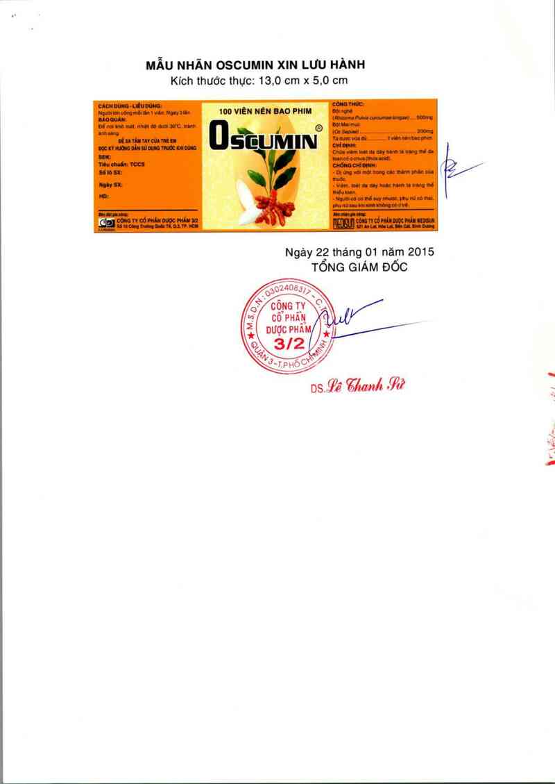 thông tin, cách dùng, giá thuốc Oscumin - ảnh 3