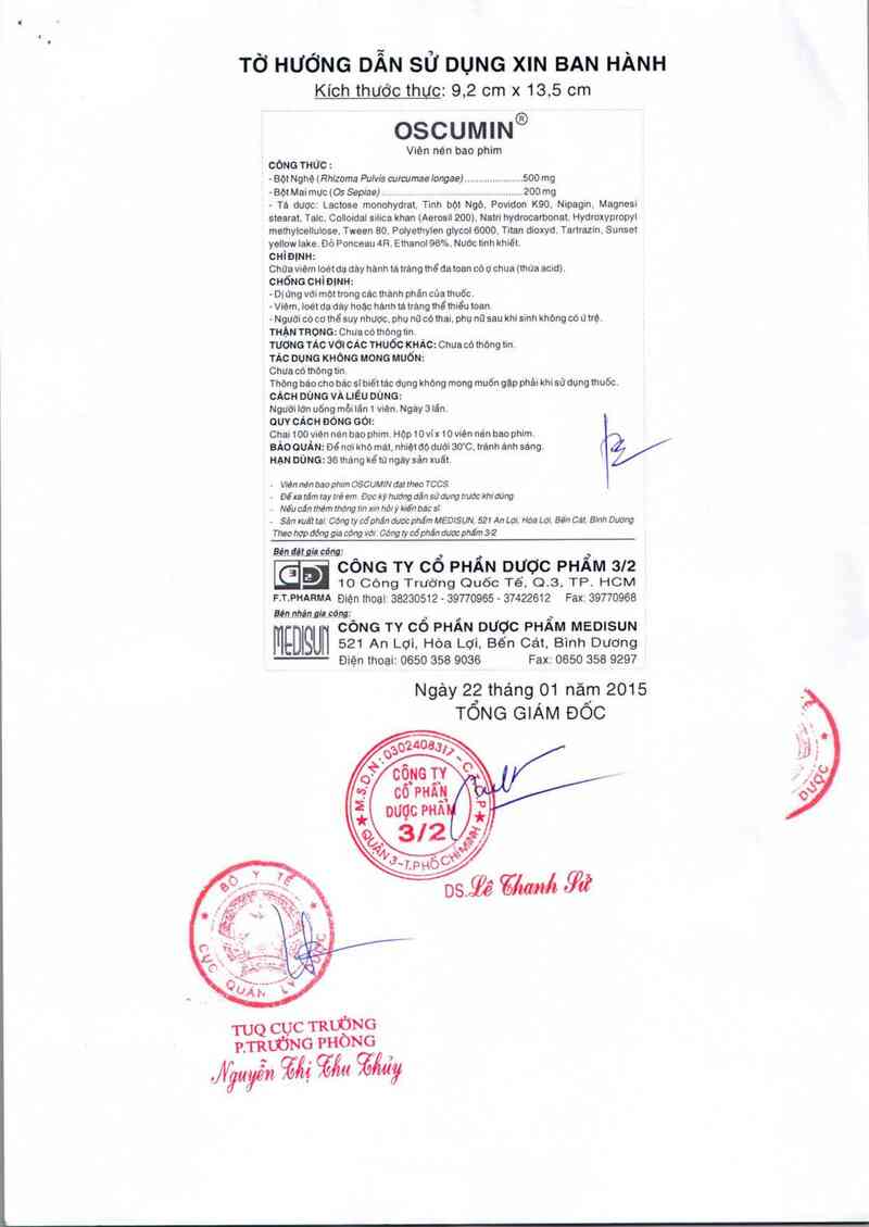 thông tin, cách dùng, giá thuốc Oscumin - ảnh 4