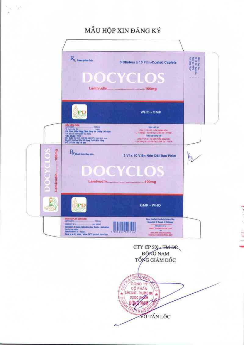 thông tin, cách dùng, giá thuốc Docyclos - ảnh 2