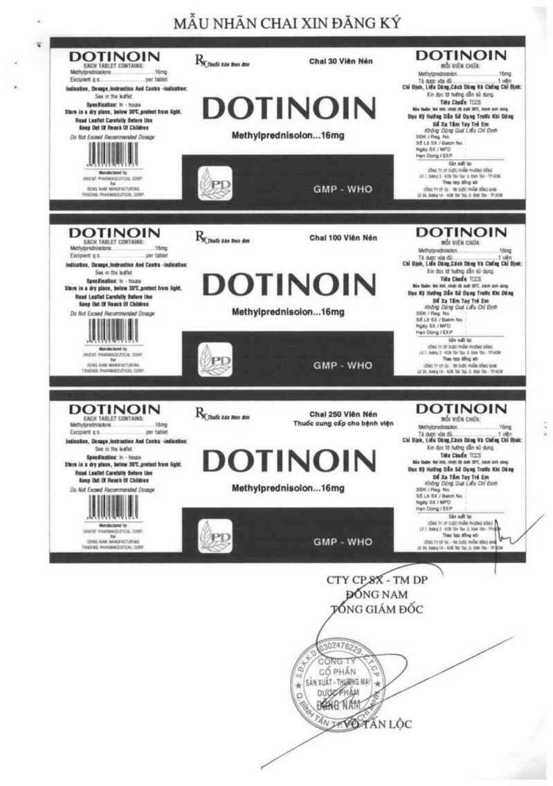 thông tin, cách dùng, giá thuốc Dotinoin - ảnh 1