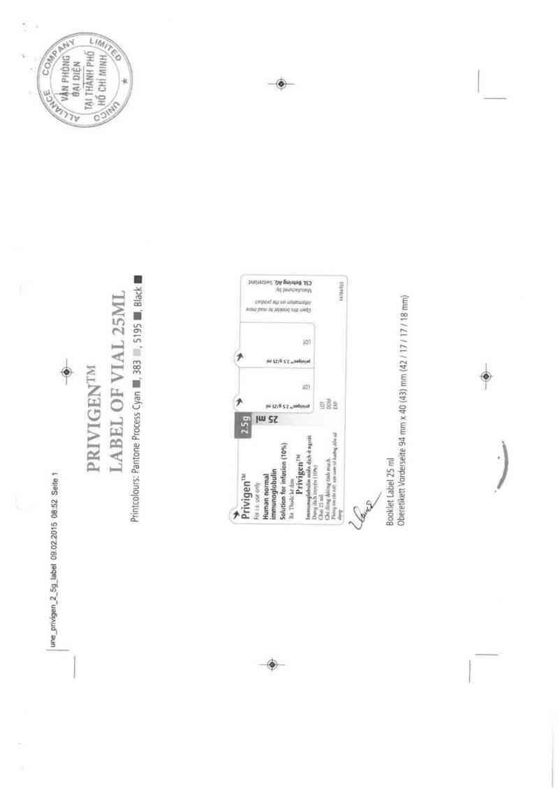 thông tin, cách dùng, giá thuốc Privigen - ảnh 13
