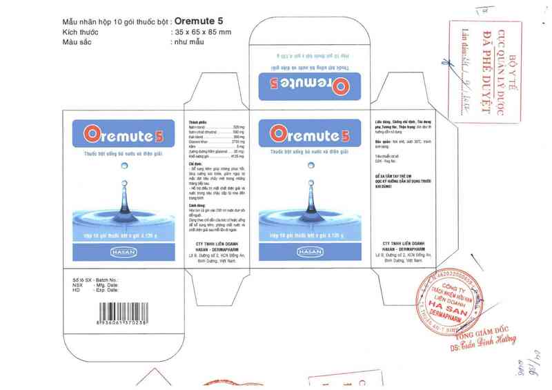 thông tin, cách dùng, giá thuốc Oremute 5 - ảnh 0