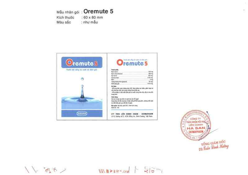 thông tin, cách dùng, giá thuốc Oremute 5 - ảnh 4