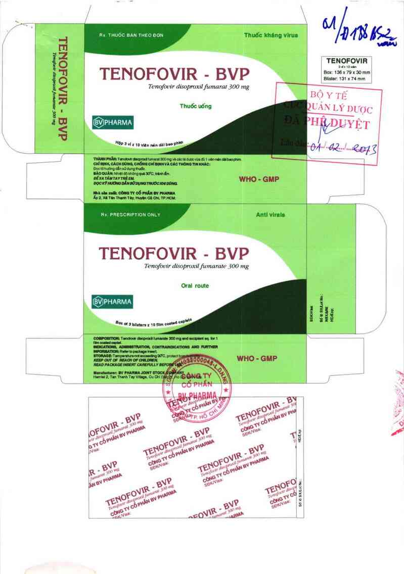 thông tin, cách dùng, giá thuốc Tenofovir - ảnh 0
