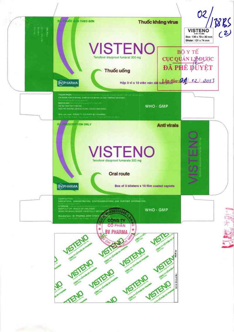 thông tin, cách dùng, giá thuốc Visteno - ảnh 0