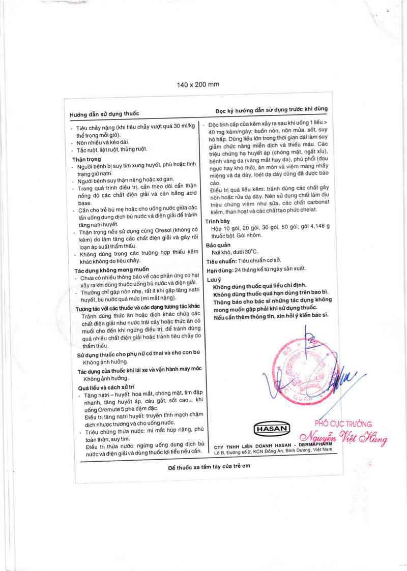 thông tin, cách dùng, giá thuốc Oremute 5 - ảnh 6