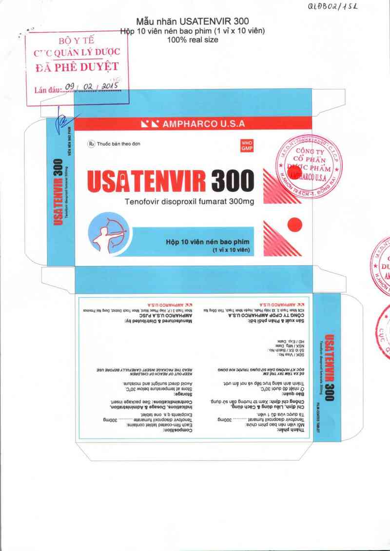 thông tin, cách dùng, giá thuốc Usatenvir 300 - ảnh 0