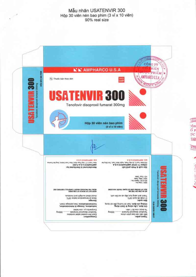 thông tin, cách dùng, giá thuốc Usatenvir 300 - ảnh 1