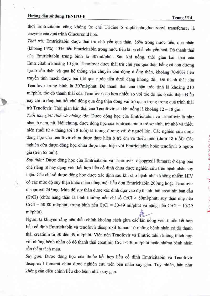 thông tin, cách dùng, giá thuốc Tenifo-E - ảnh 4