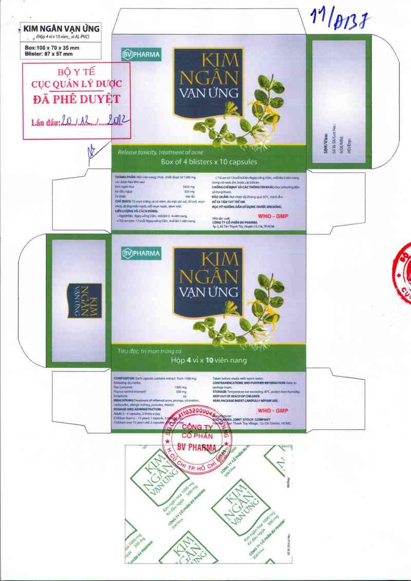 thông tin, cách dùng, giá thuốc Kim ngân vạn ứng - ảnh 0
