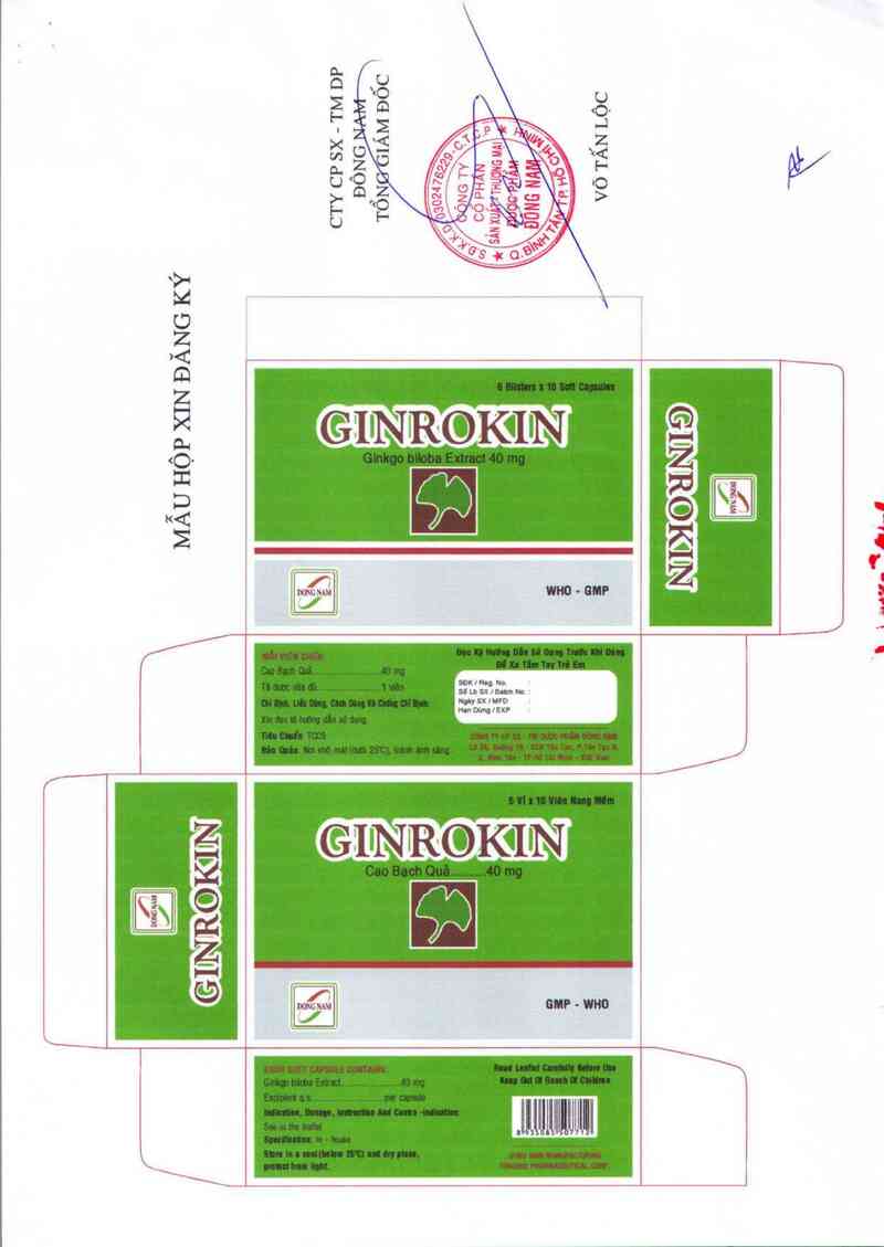 thông tin, cách dùng, giá thuốc Ginrokin 40 mg - ảnh 3