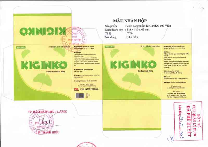thông tin, cách dùng, giá thuốc Kiginko - ảnh 0
