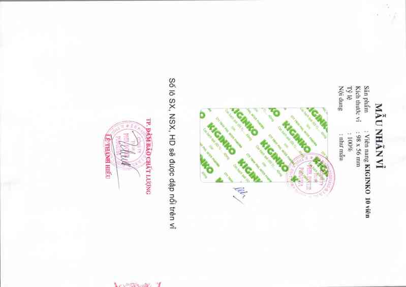 thông tin, cách dùng, giá thuốc Kiginko - ảnh 4