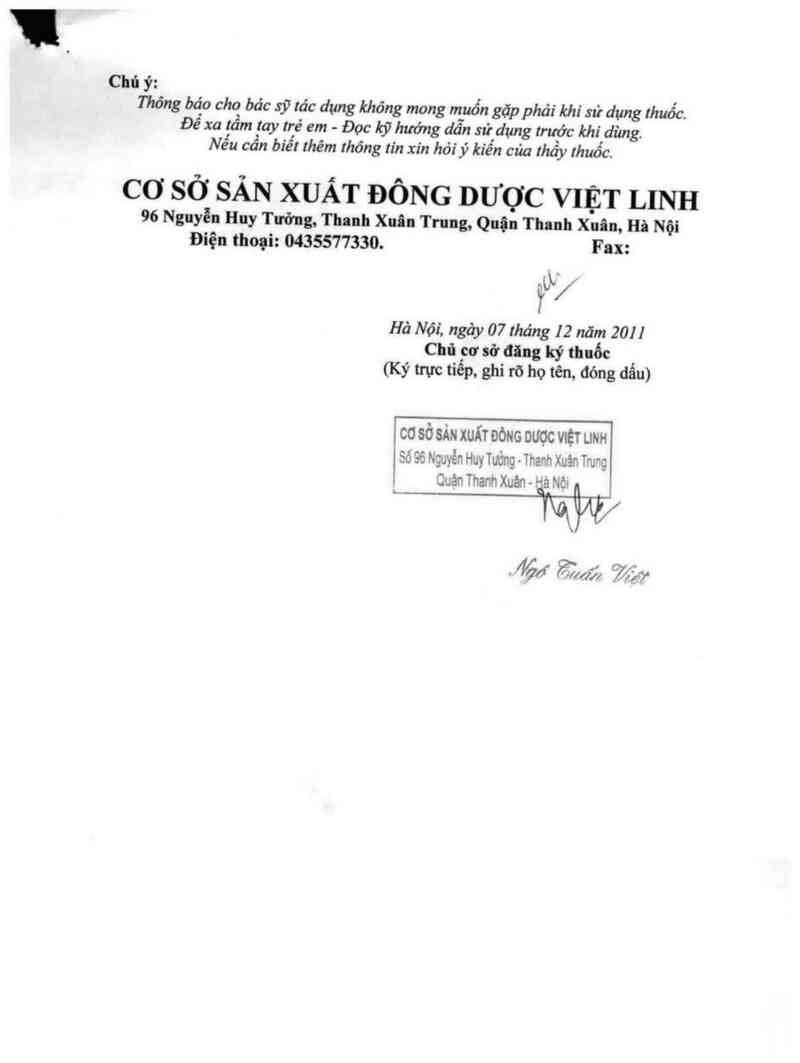 thông tin, cách dùng, giá thuốc Tân sinh hoàn - ảnh 2