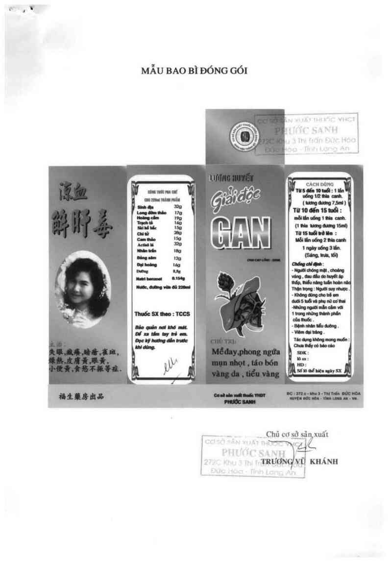 thông tin, cách dùng, giá thuốc Lương huyết giải độc gan - ảnh 0