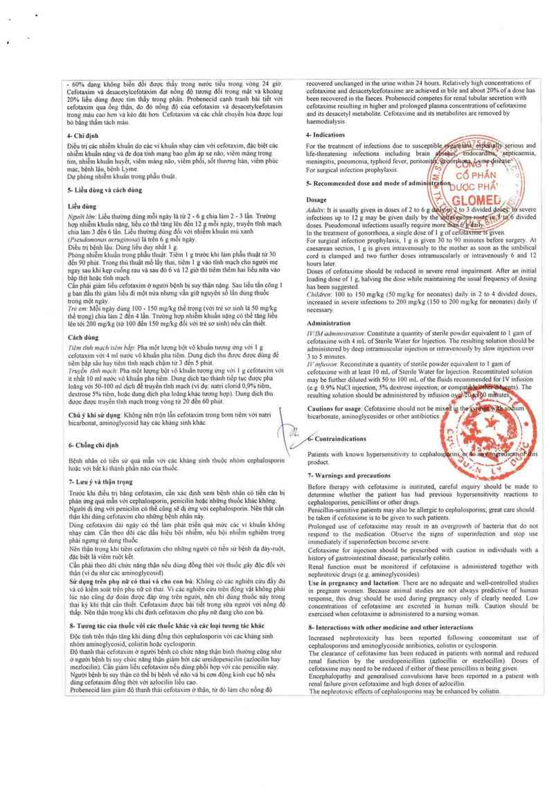 thông tin, cách dùng, giá thuốc Clefiren - ảnh 3
