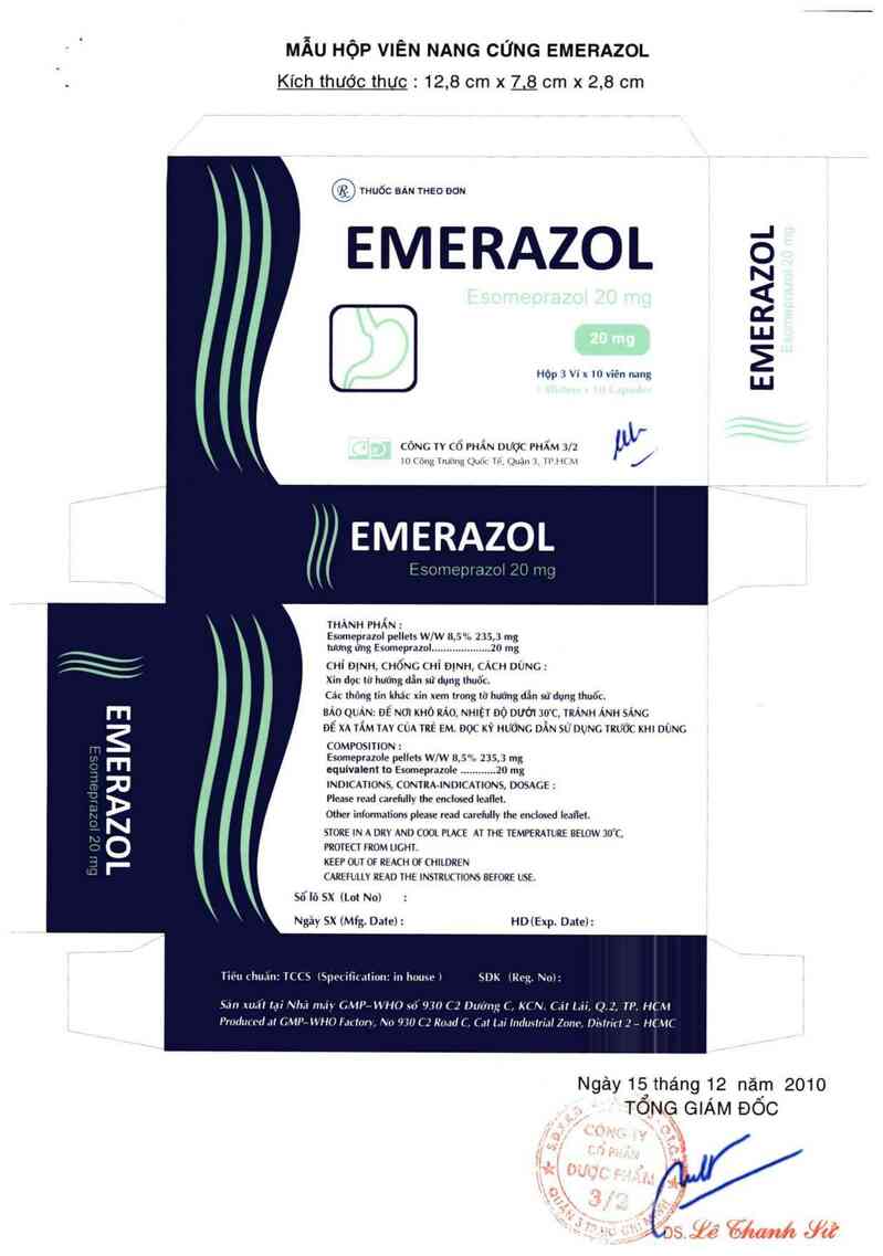 thông tin, cách dùng, giá thuốc Emerazol - ảnh 0