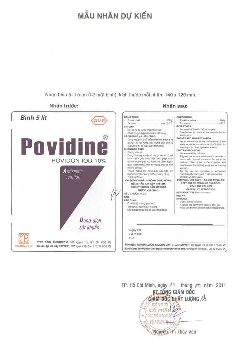 thông tin, cách dùng, giá thuốc Povidine 10% - ảnh 4