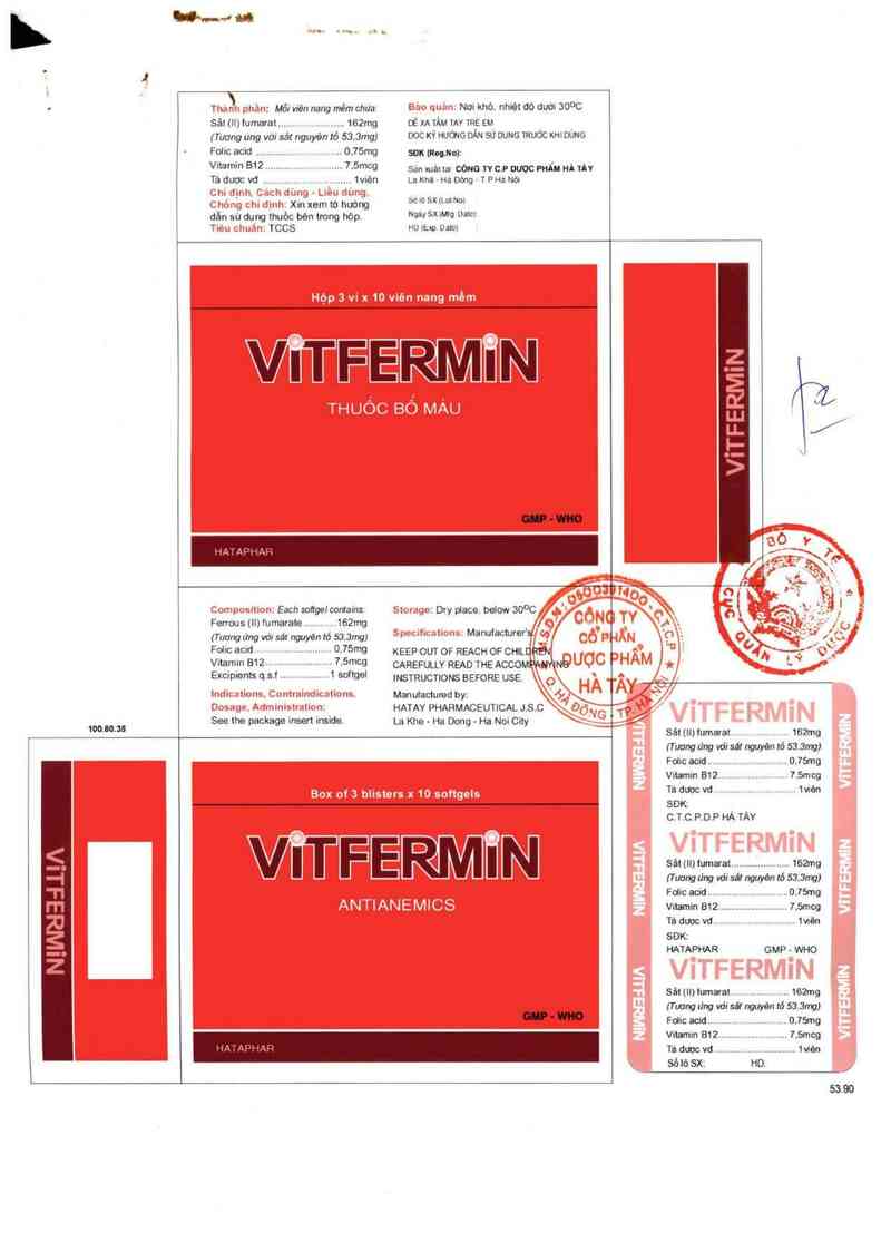 thông tin, cách dùng, giá thuốc Vitfermin - ảnh 0