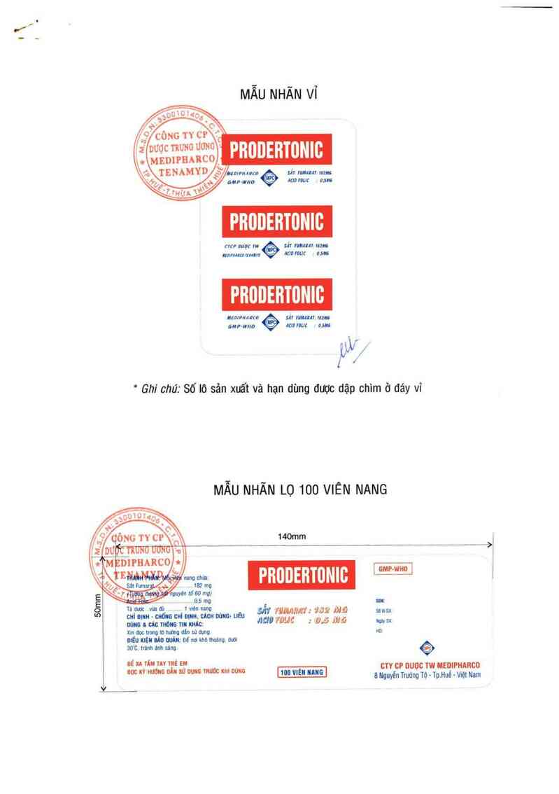 thông tin, cách dùng, giá thuốc Prodertonic - ảnh 0
