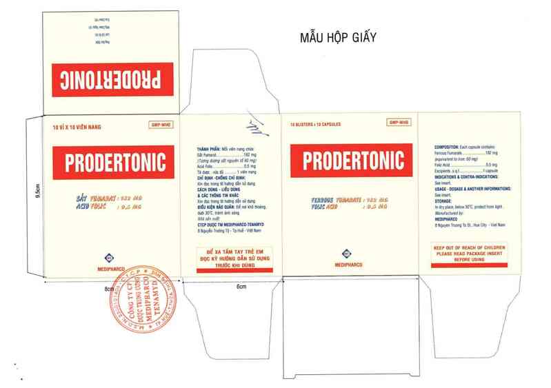 thông tin, cách dùng, giá thuốc Prodertonic - ảnh 1