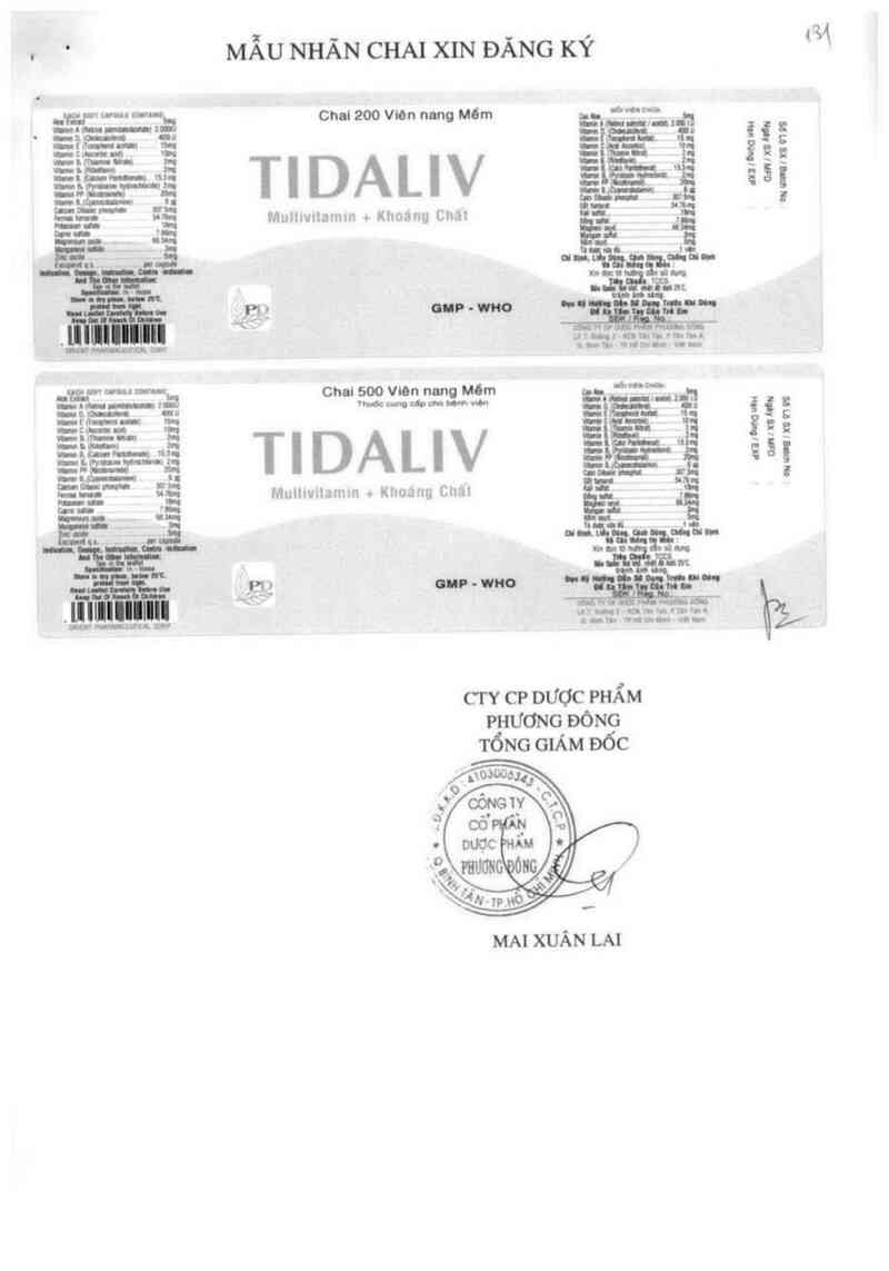 thông tin, cách dùng, giá thuốc Tidaliv - ảnh 2