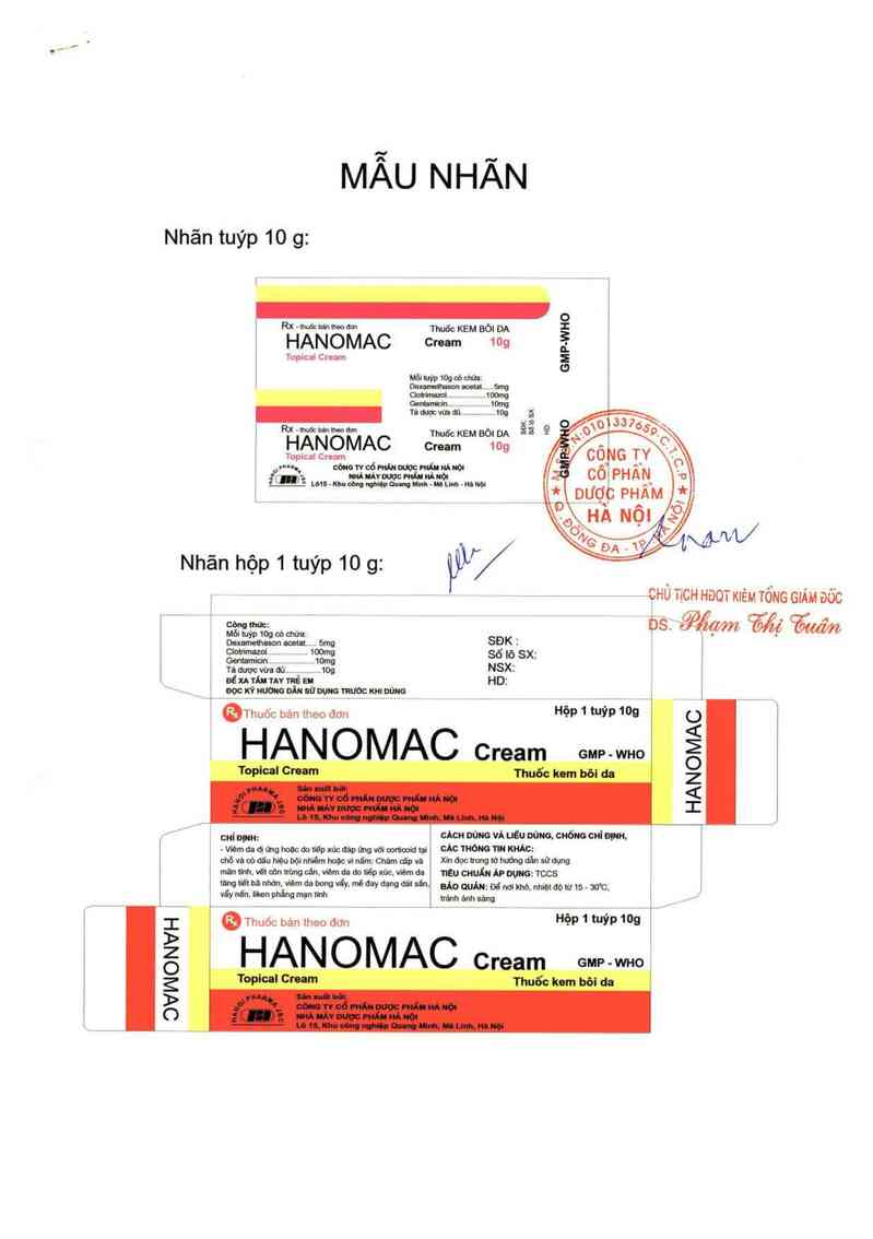 thông tin, cách dùng, giá thuốc Hanomac - ảnh 0