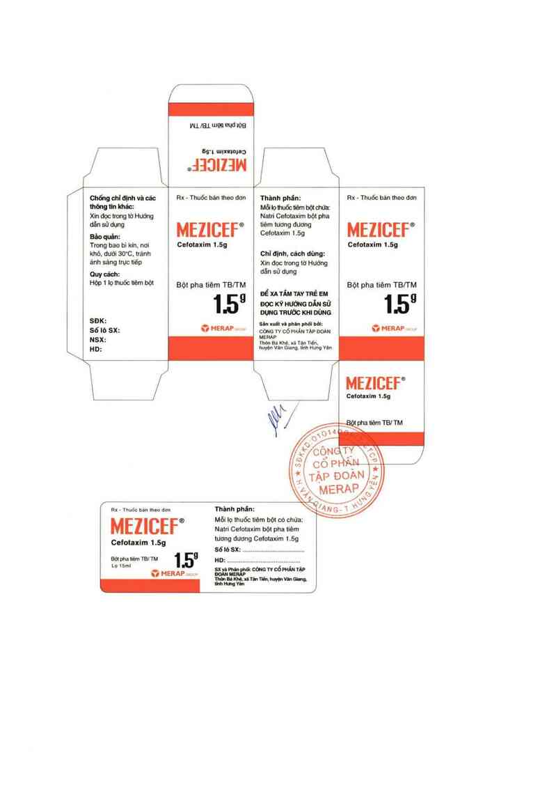 thông tin, cách dùng, giá thuốc Mezicef - 1,5g - ảnh 0