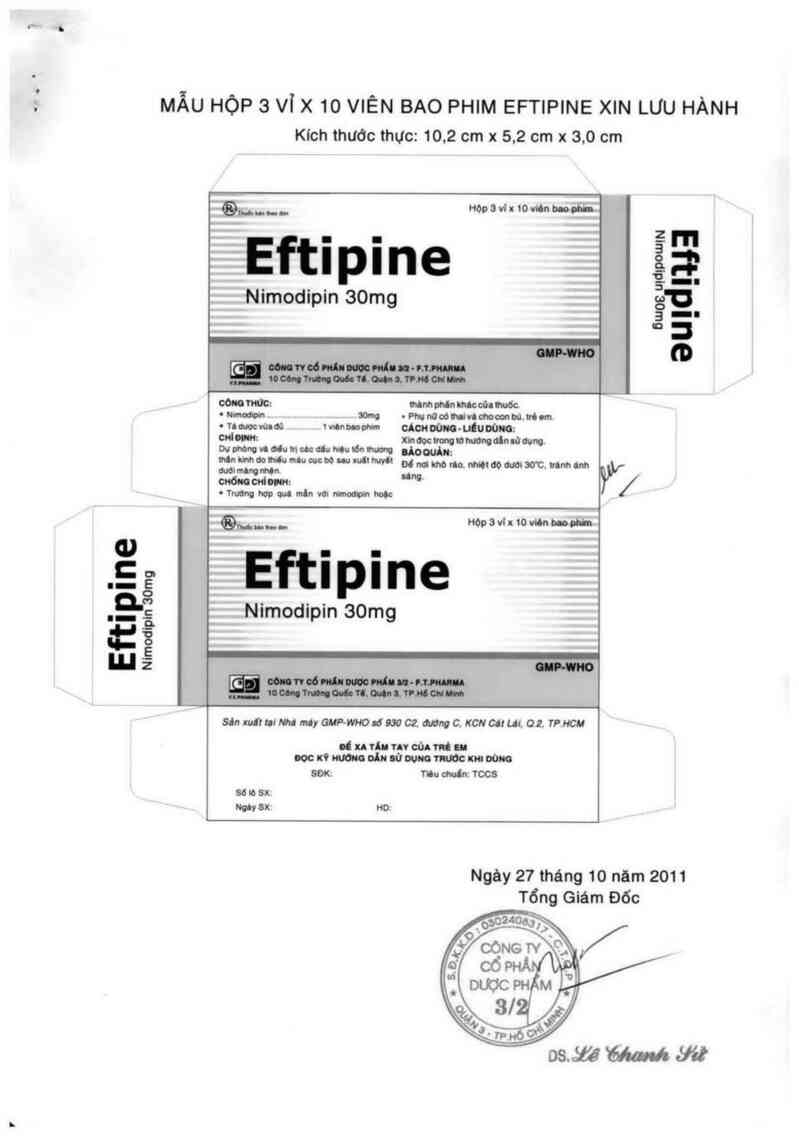 thông tin, cách dùng, giá thuốc Eftipine - ảnh 0