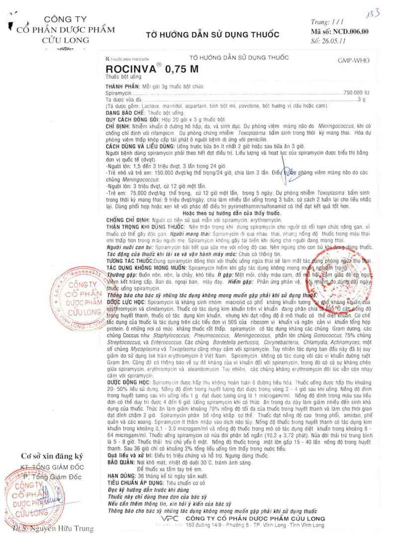 thông tin, cách dùng, giá thuốc Rocinva 0,75M - ảnh 0
