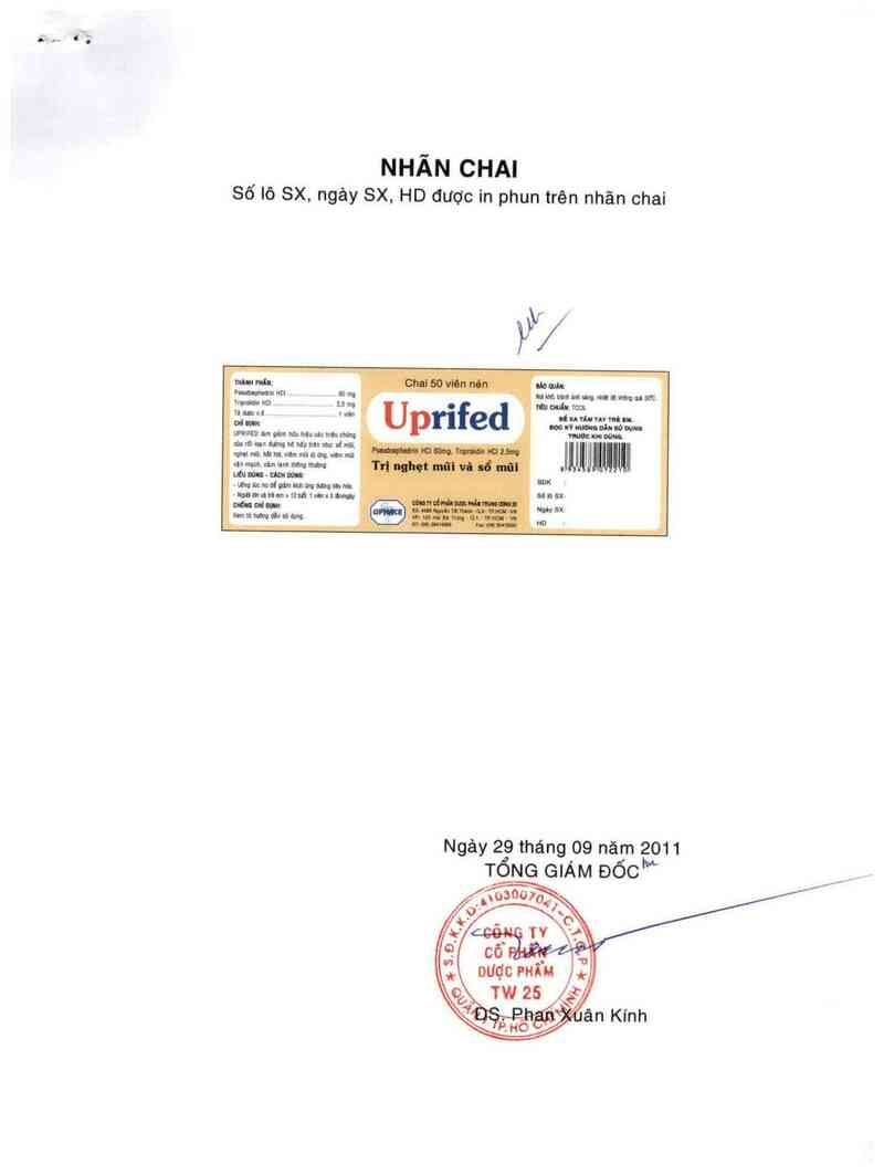 thông tin, cách dùng, giá thuốc Uprifed - ảnh 0