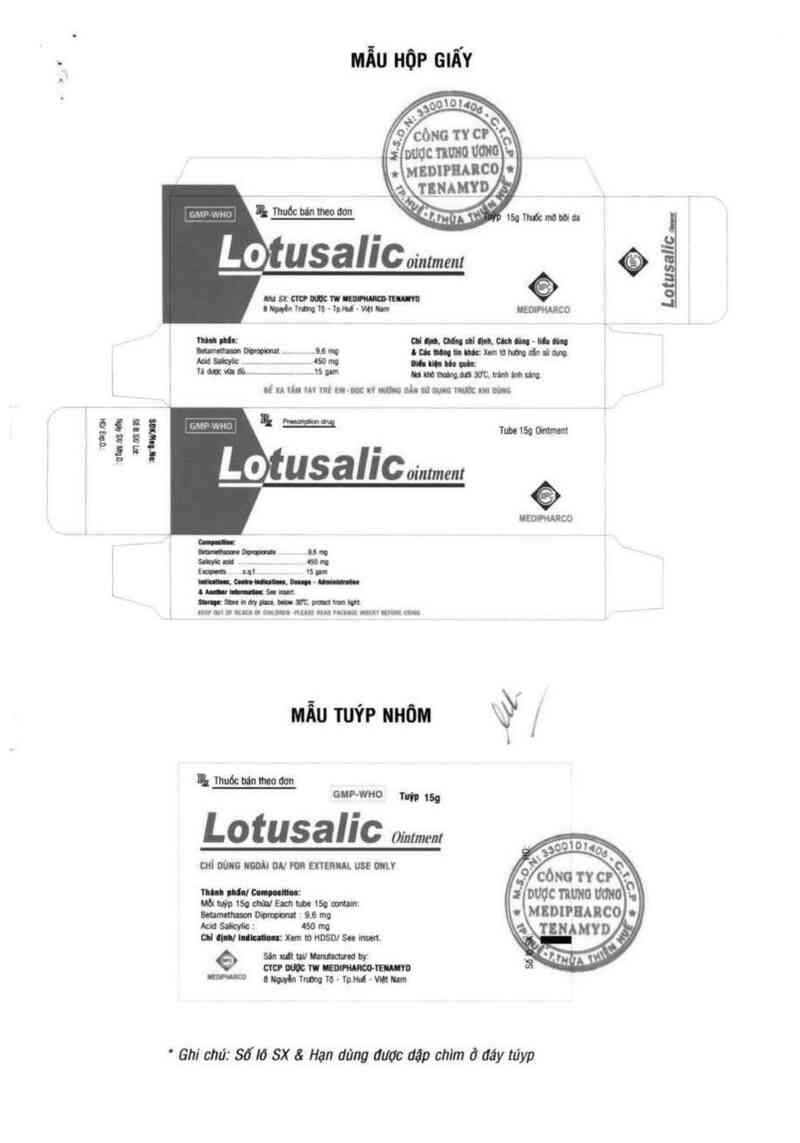 thông tin, cách dùng, giá thuốc Lotusalic - ảnh 0
