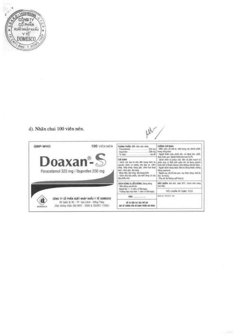 thông tin, cách dùng, giá thuốc Doaxan - S - ảnh 6