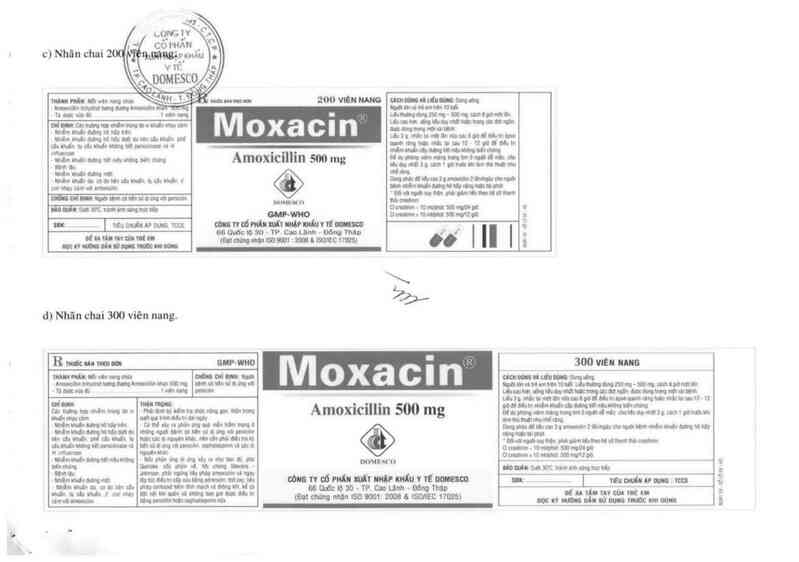 thông tin, cách dùng, giá thuốc Moxacin - ảnh 3