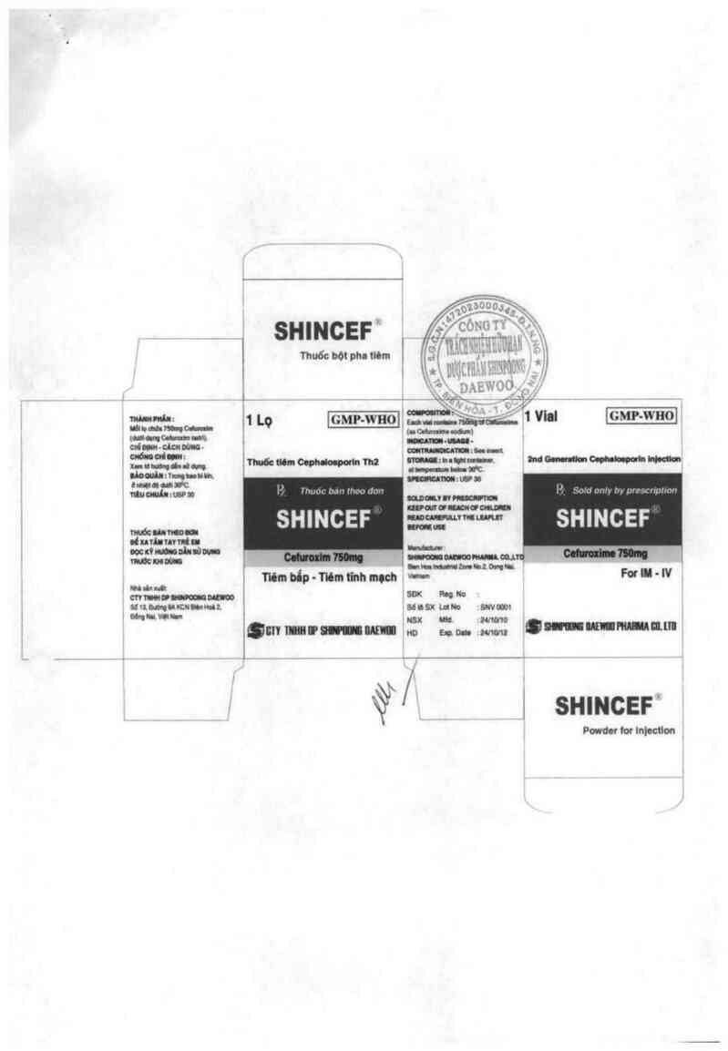 thông tin, cách dùng, giá thuốc Shincef - ảnh 1