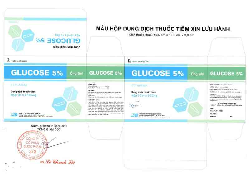 thông tin, cách dùng, giá thuốc Glucose 5% - ảnh 0