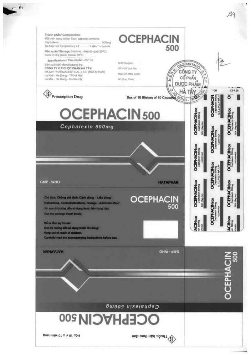 thông tin, cách dùng, giá thuốc Ocephaxin 500 - ảnh 0