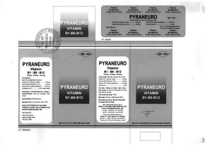 thông tin, cách dùng, giá thuốc Pyraneuro - ảnh 0