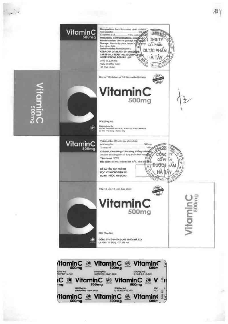 thông tin, cách dùng, giá thuốc Vitamin C 500 mg - ảnh 0