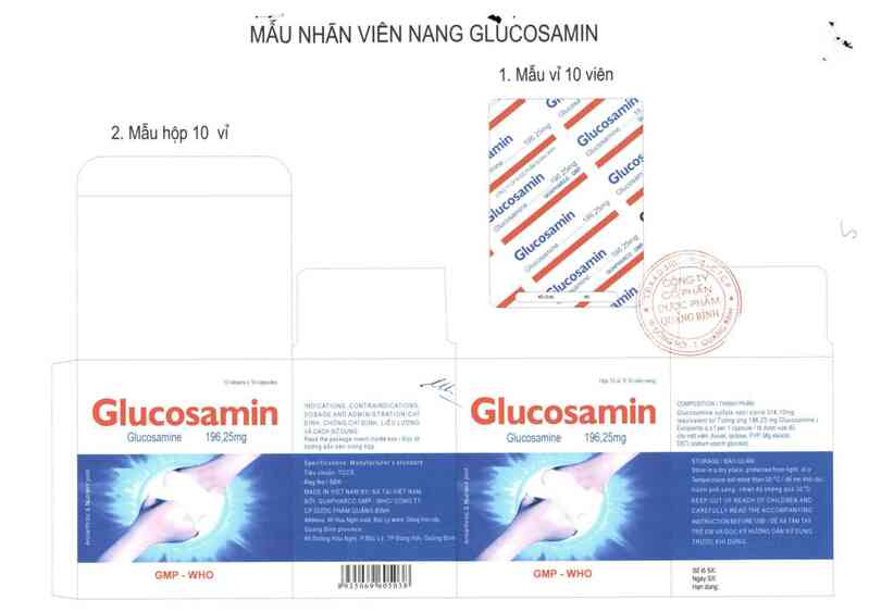 thông tin, cách dùng, giá thuốc Glucosamin 250 mg - ảnh 0