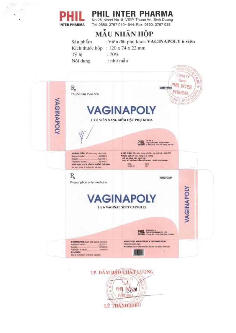 thông tin, cách dùng, giá thuốc Vaginapoly - ảnh 1