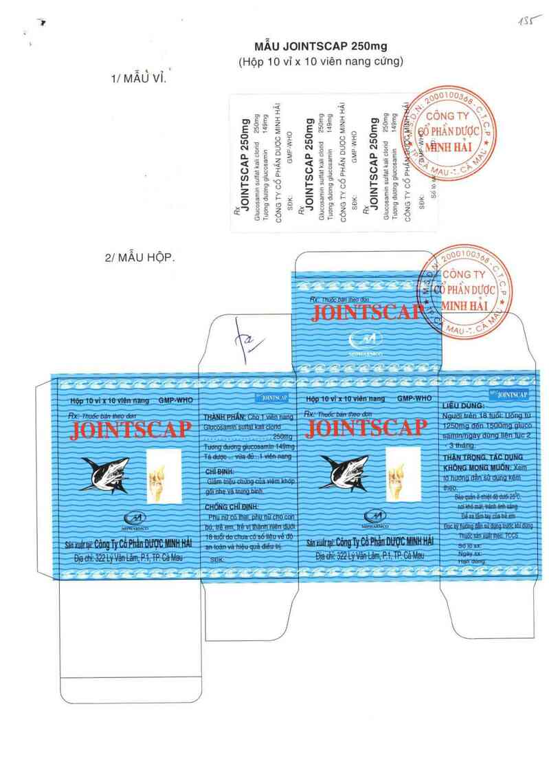 thông tin, cách dùng, giá thuốc Joint Scap 250 mg - ảnh 0
