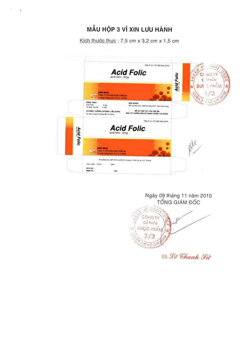 thông tin, cách dùng, giá thuốc Acid Folic 5 mg - ảnh 4