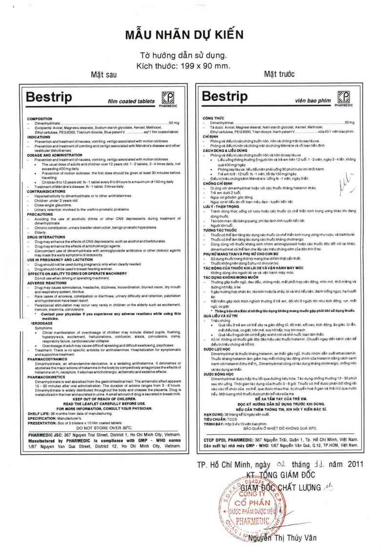 thông tin, cách dùng, giá thuốc Bestrip - ảnh 1