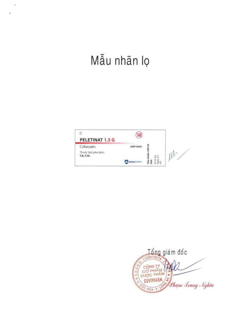 thông tin, cách dùng, giá thuốc Peletinat 1,5 g - ảnh 1