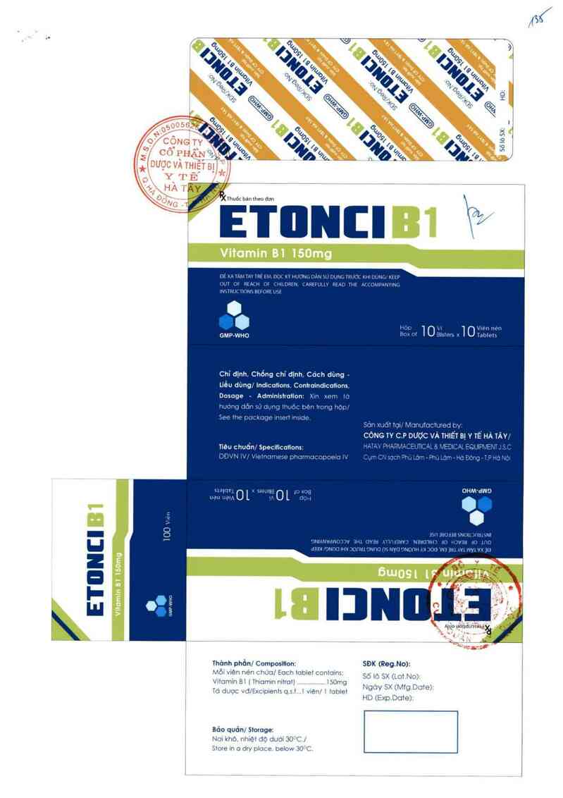 thông tin, cách dùng, giá thuốc EtonciB1 - ảnh 0