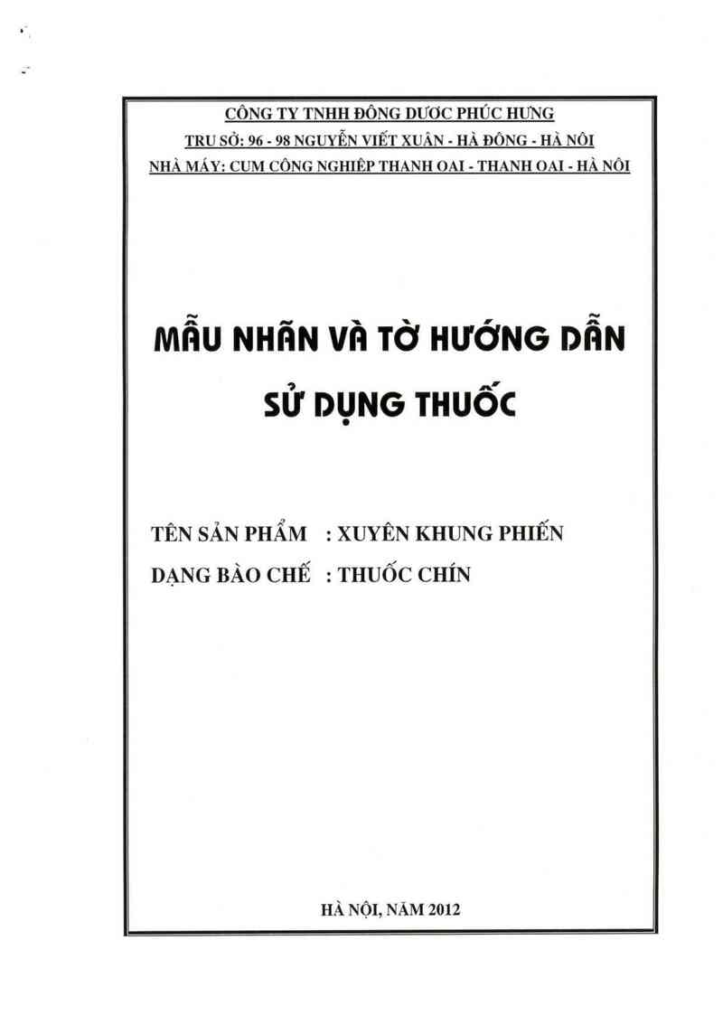 thông tin, cách dùng, giá thuốc Xuyên khung phiến - ảnh 0