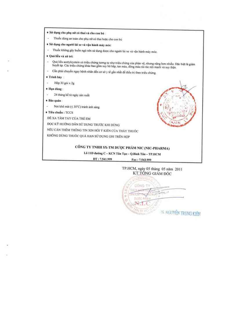 thông tin, cách dùng, giá thuốc Acinmuxi - ảnh 4